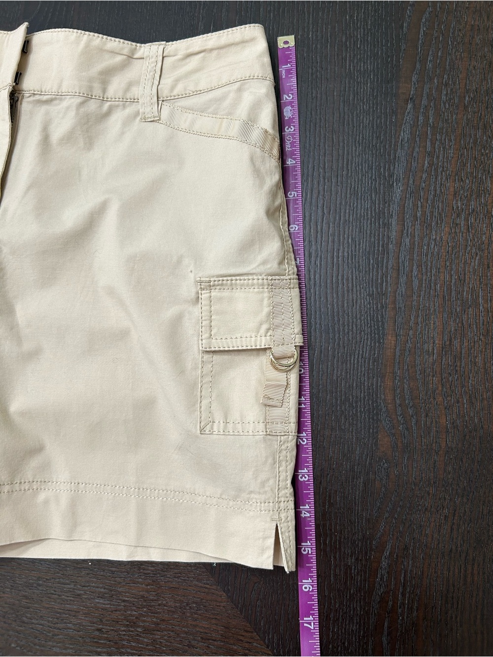 WHITE HOUSE BLACK MARKET CARGO SHORTS SIZE 0 - Picture 6 of 6